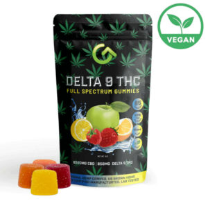 Picture for the packaging of Good CBD, 10mg delta 9 gummies.