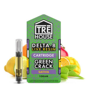 Picture of the Tre House, Green Crack, delta 8 cart.