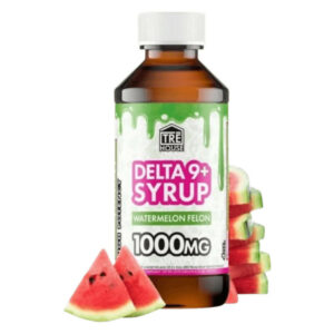 watermelon flavored tre house delta 9 THC lean syrup 1000mg.